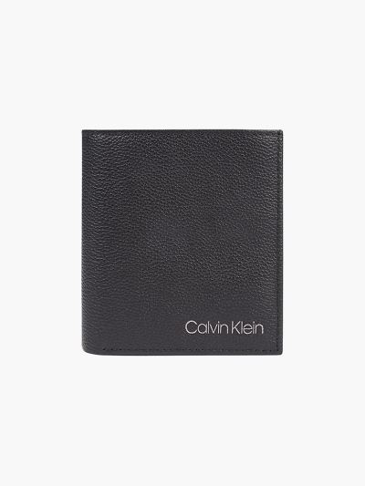 Calvin Klein Táskák & Kiegészítők HU594370 | Calvin Klein Bőr Trifold Férfi Pénztárca Fekete
